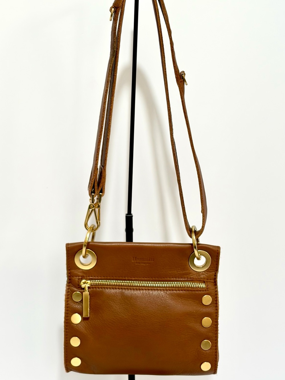 Hammitt Tony Small Crossbody Bag In Redwood With Brushed Gold Hardware EUC!!!